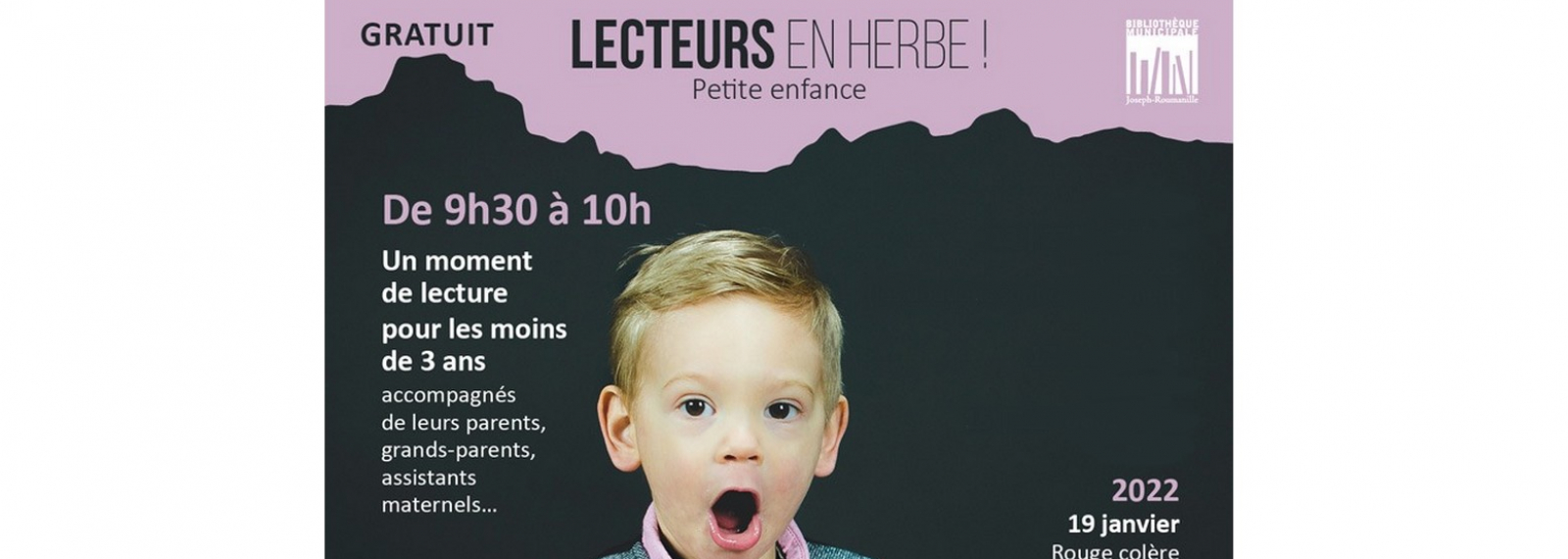 Lecture pour les moins de 3 ans à la Bibliothèque Municipale de Saint-Rémy-de-Provence