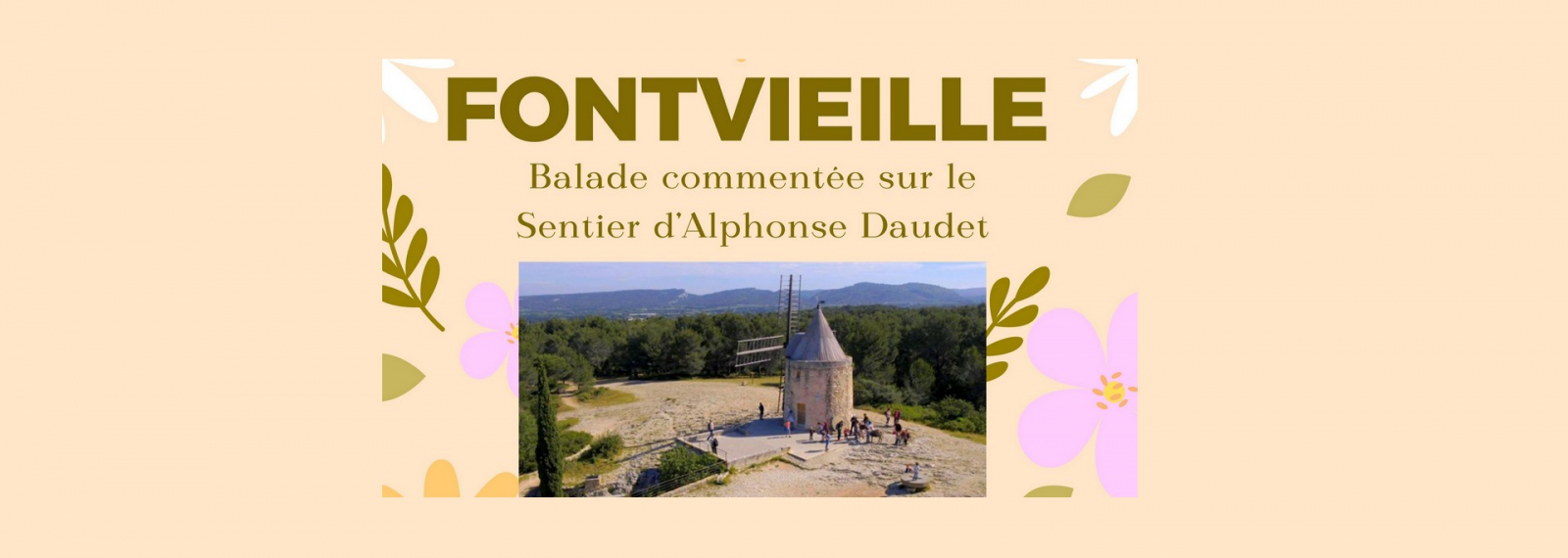 Kommentierte Wanderung im Eselschritt auf dem Sentier des Moulins d'Alphonse Daudet