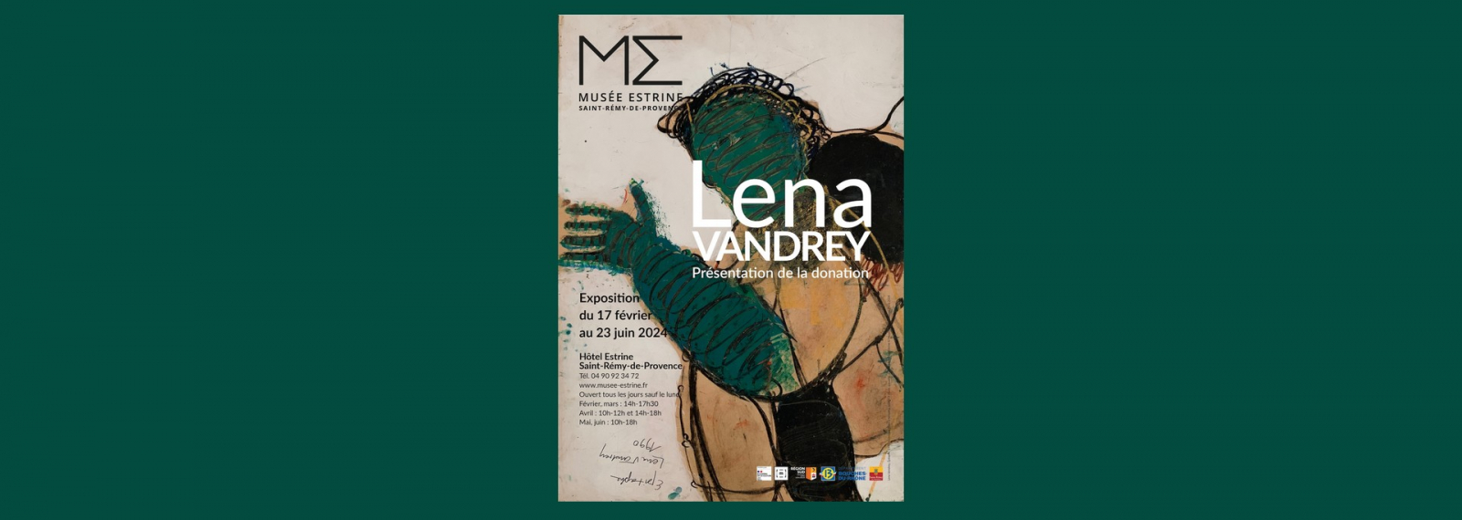 Exposition Lena Vandrey au musée Estrine à Saint-Rémy-de-Provence