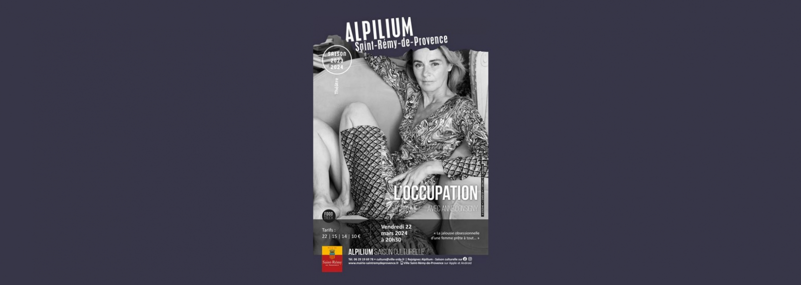 Alpilium : L'occupation Anne Consigny