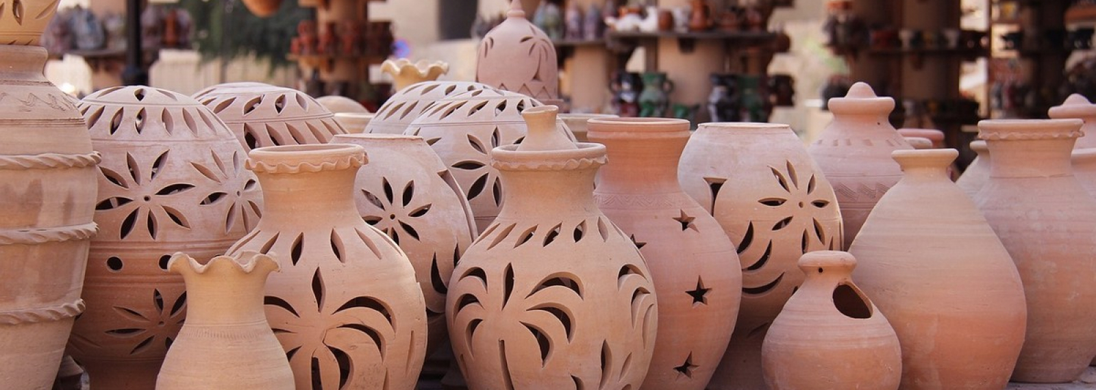 Pottery market in Mouriès